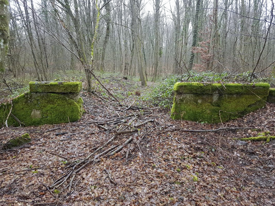 Ligne Maginot - RURANGE - (Depot du Génie) - Entrée du dépôt par la voie ferrée.