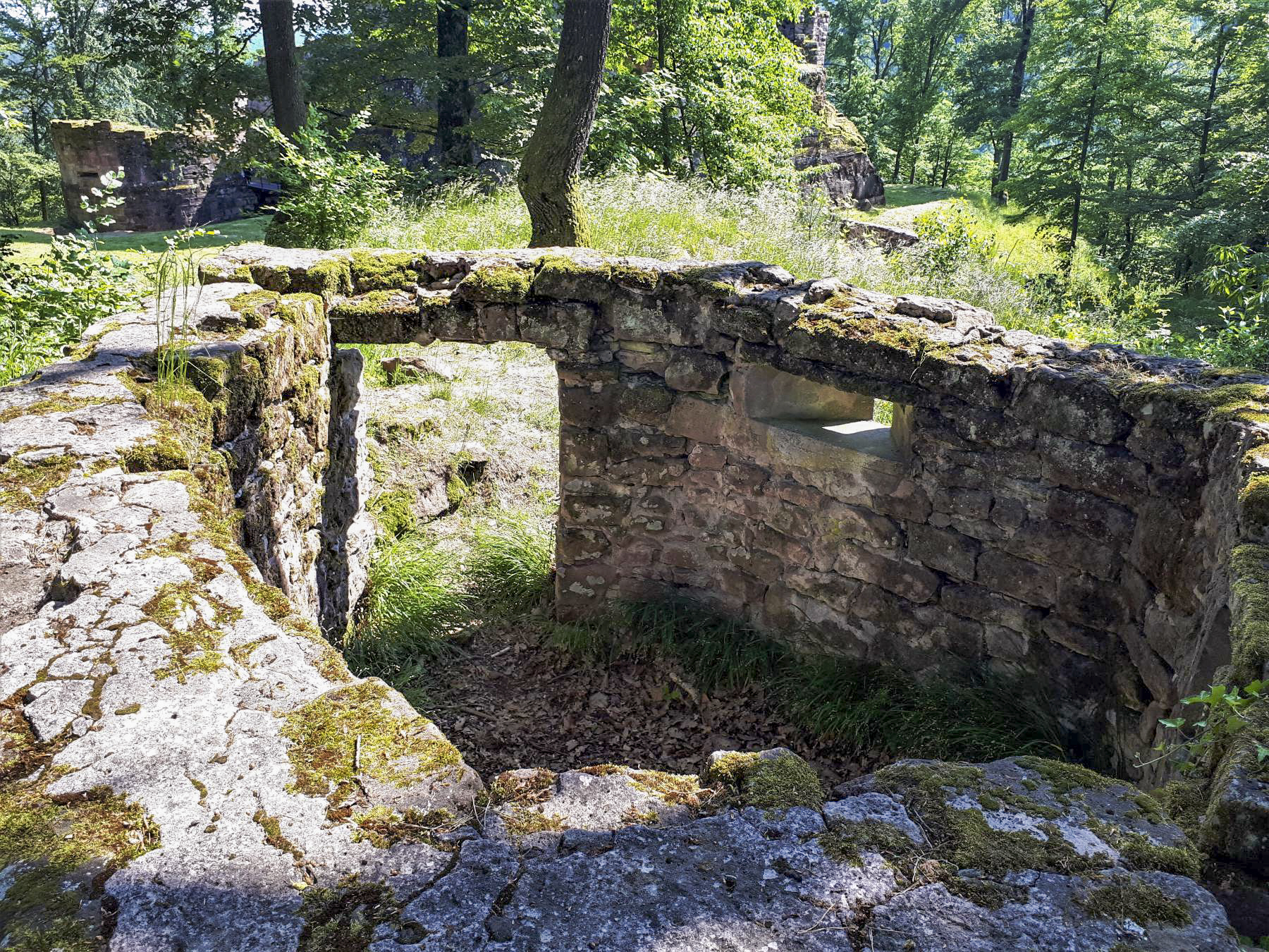 Ligne Maginot - CHATEAU NEUF 2 - (Blockhaus pour arme infanterie) - Entrée et créneau de gauche - Gregory Fuchs