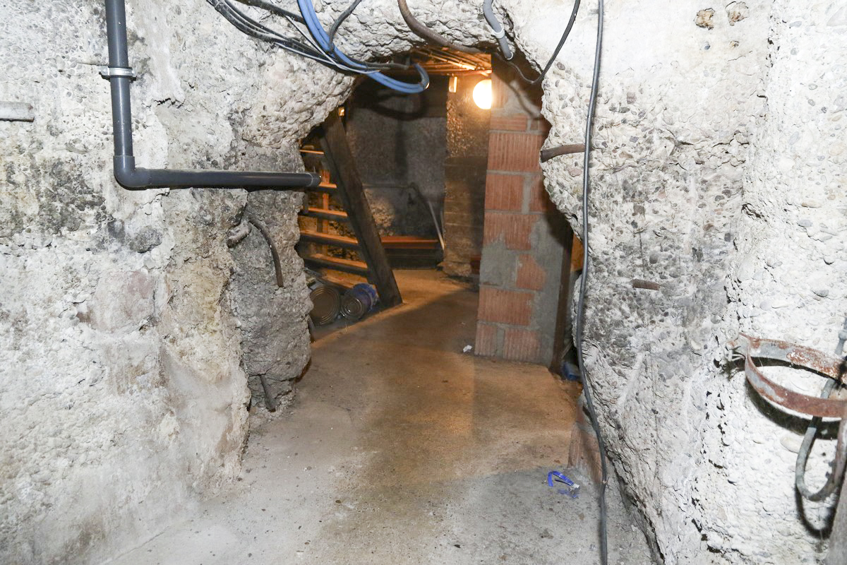 Ligne Maginot - GANZAU CENTRE - (PC) - Le nouveau passage percé dans le béton, les autres accès étant bétonnés - Alain Perouffe