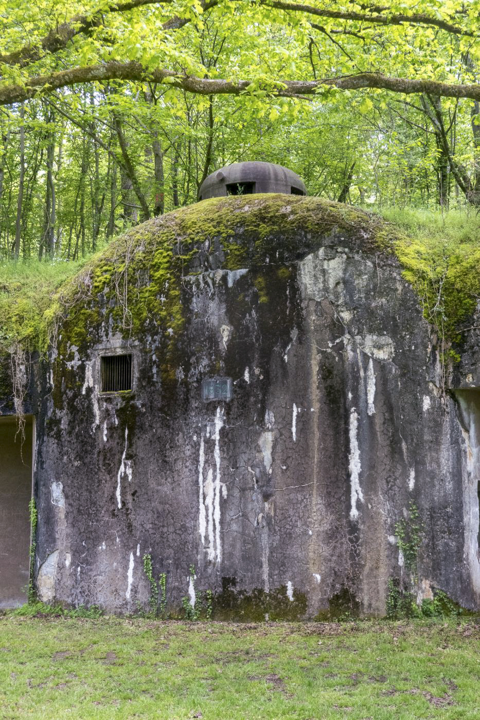 Ligne Maginot - HEIDENBUCKEL - (Abri) - La caponnière centrale surmontée de l'unique cloche GFM - Michel Teiten