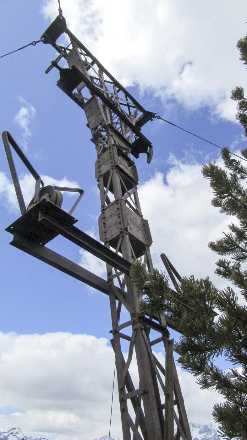 Ligne Maginot - TLFR - TéLéPHéRIQUE SAINT-CHAFFREY - GRANON - (RESEAU - Téléphérique (ligne)) - Détails de la tête du support  - Jean Berthier