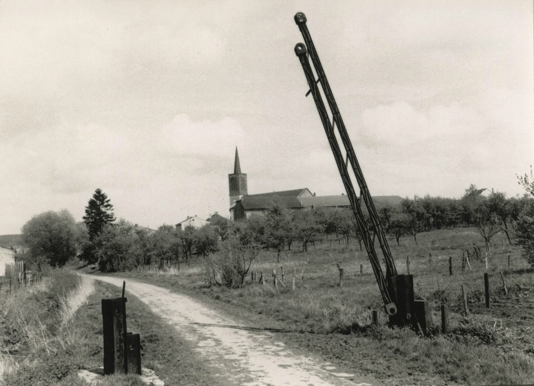 Ligne Maginot - 136 - (Barrage de Route) - La barrière en place - Inconnu