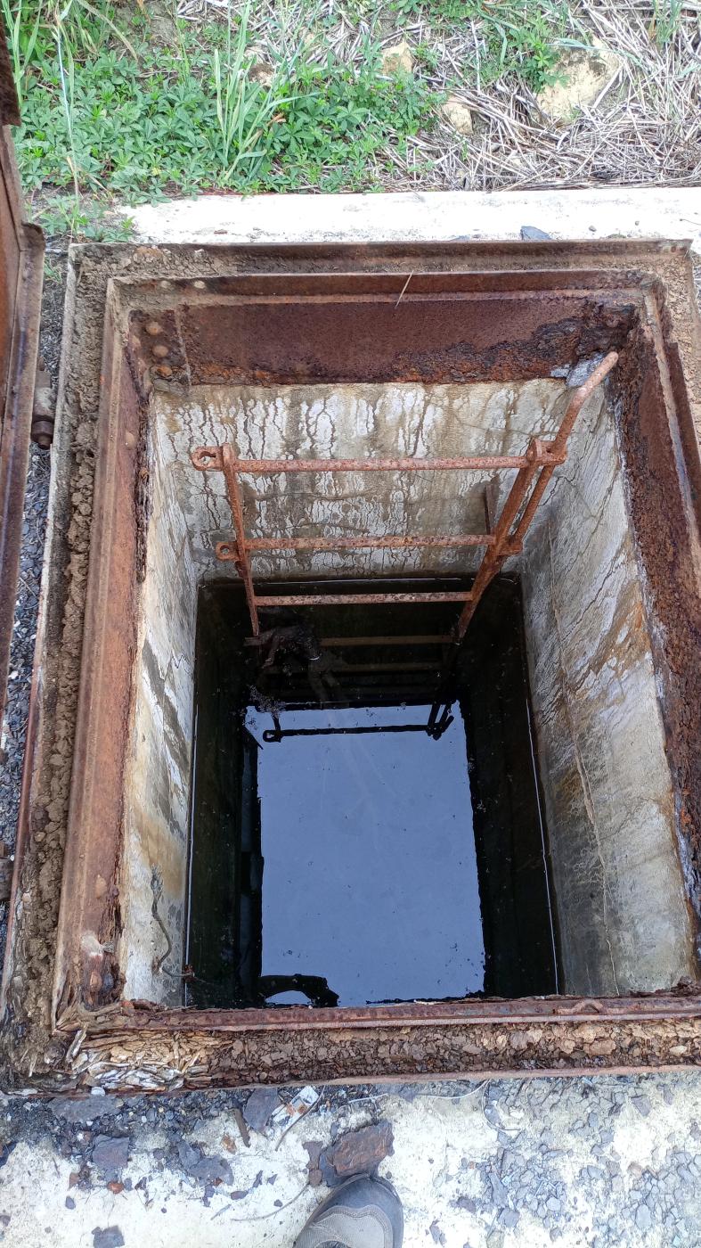 Ligne Maginot - 19L - (Chambre de coupure) - La chambre est plein d'eau - Marc Fossoul