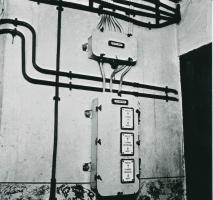 Ligne Maginot - HACKENBERG - A19 - (Ouvrage d'artillerie) - Tableau de commande de l’éclairage de la tourelle de mortier