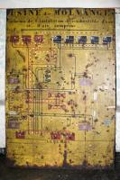 Ligne Maginot - MOLVANGE - A9 - (Ouvrage d'artillerie) - Usine
Panneau avec le schéma de l'installation de combustible, d'eau et d'air comprimé