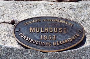 Ligne Maginot - RESERVOIR DE HOSTE-BAS - (Inondation défensive) - Plaque constructeur
SACM 1933