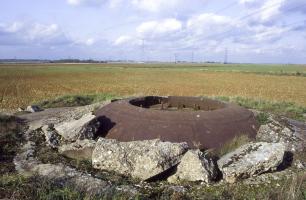 Ligne Maginot - MAUVAIS BOIS - A4 - (Ouvrage d'infanterie) - Bloc 3
Tourelle en ruine