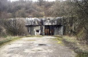 Ligne Maginot - BILLIG - A18 - (Ouvrage d'artillerie) - Entrée mixte en 1988