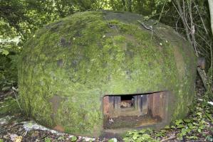 Ligne Maginot - BILLIG - A18 - (Ouvrage d'artillerie) - Entrée mixte 
Vue rapprochée de la deuxième cloche GFM