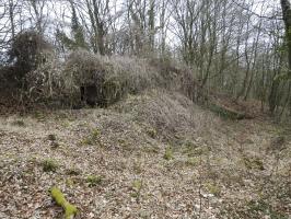 Ligne Maginot - BILLIG - A18 - (Ouvrage d'artillerie) - Bloc 3
Le bloc remblayé 
