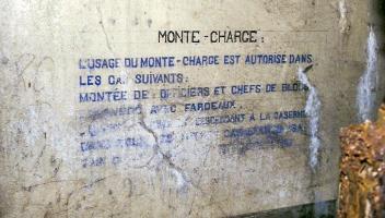 Ligne Maginot - BILLIG - A18 - (Ouvrage d'artillerie) - Bloc 3
Inscription en bas du bloc