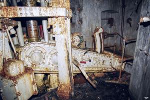 Ligne Maginot - BILLIG - A18 - (Ouvrage d'artillerie) - Bloc 6
Tourelle de mortiers de 81 mm
Etage inférieur
