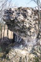 Ligne Maginot - CALVAIRE 7 - (Blockhaus pour canon) - Les dégâts du bombardement