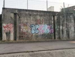 Ligne Maginot - SARRALBE (BARRAGE DE) - (Inondation défensive) - Vue du mur coté nord avec les rainures du barrage.