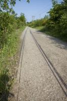 Ligne Maginot - VF60 - ANTENNE DE L'OUVRAGE DU KOBENBUSCH - (RESEAU - Voie 60 - Antenne ou rocade ferroviaire) - GARE DE TRANSBORDEMENT DE HETTANGE-GRANDE 
Vestiges encore visibles