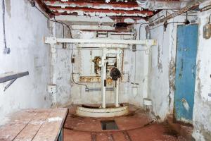 Ligne Maginot - LAVOIR - (Ouvrage d'artillerie) - Bloc 1
Chambre de tir pour canon-mortier de 75 mle 31