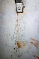 Ligne Maginot - LAVOIR - (Ouvrage d'artillerie) - Bloc 4
Etage inférieur
Graffitis dans la chambre de troupe