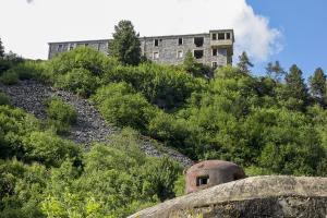 Ligne Maginot - LAVOIR - (Ouvrage d'artillerie) - Casernement du temps de paix vu depuis l'EM de l'ouvrage