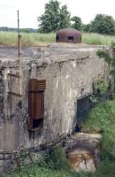 Ligne Maginot - MENSKIRCH - C57 - (Casemate d'infanterie - Double) - Chambre de tir droite surmontée par sa cloche GFM