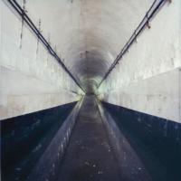 Ligne Maginot - KOBENBUSCH  - A13 - (Ouvrage d'artillerie) - Montée en eau dans les galeries de l'ouvrage
La galerie desservant le bloc 2