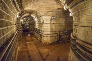 Ligne Maginot - GALGENBERG - A15 - (Ouvrage d'artillerie) - Les galeries vers les blocs 1,2,3 et 4
Bifurcation vers le bloc 3 (Tourelle de mitrailleuses)