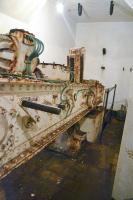 Ligne Maginot - GALGENBERG - A15 - (Ouvrage d'artillerie) - Bloc 3
Tourelle de mitrailleuses, 
Le balancier de la tourelle et le contrepoids en bout de ce dernier