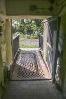 Ligne Maginot - GALGENBERG - A15 - (Ouvrage d'artillerie) - Entrée des hommes
Grille d'entrée et passerelle au-dessus du fossé diamant