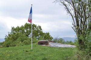 Ligne Maginot - GALGENBERG - A15 - (Ouvrage d'artillerie) - Bloc 5
On distingue le massif du Metrich, tandis que la végétation cache la chapelle du Hackenberg à l'horizon.