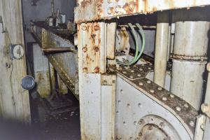 Ligne Maginot - GALGENBERG - A15 - (Ouvrage d'artillerie) - Bloc 6
Transmetteur Téléflex au mur de l'étage inférieur près du balancier de la tourelle