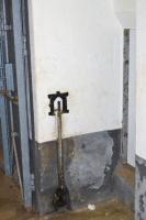 Ligne Maginot - GALGENBERG - A15 - (Ouvrage d'artillerie) - Porte pare-souffle. Manette permettant la fermeture.