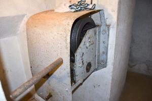 Ligne Maginot - GALGENBERG - A15 - (Ouvrage d'artillerie) - Dispositif d'obturation - Treuil manuel d'ouverture