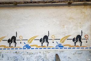 Ligne Maginot - GALGENBERG - A15 - (Ouvrage d'artillerie) - Bloc 5
Peinture murale du PC