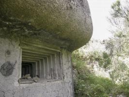 Ligne Maginot - COL DES BANQUETTES (EO7) - (Abri actif) - Bloc 3
Le créneau flanquant Garuche, col du Verroux et Siricoca