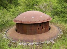 Ligne Maginot - OBERHEIDE - A14 - (Ouvrage d'infanterie) - La tourelle de mitrailleuses