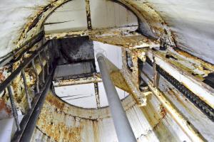 Ligne Maginot - OBERHEIDE - A14 - (Ouvrage d'infanterie) - Intérieur de la 1ère cloche GFM côté Nord-Ouest