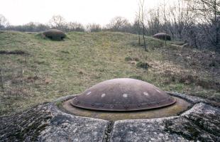 Ligne Maginot - BOIS KARRE - A12 - (Ouvrage d'infanterie) - La tourelle de mitrailleuses