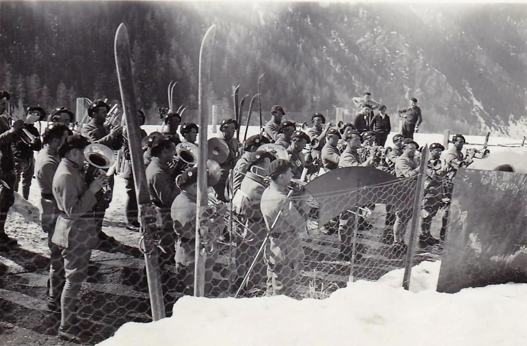 Ligne Maginot - 70° Bataillon Alpin de Forteresse (70° BAF) - La fanfare 70° BAF