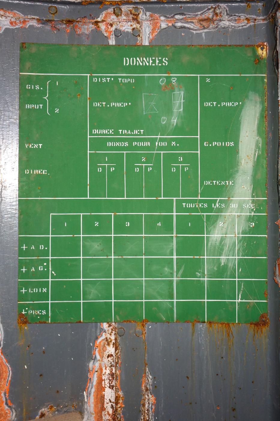 Ligne Maginot - LAVOIR - (Ouvrage d'artillerie) - Bloc 5
Etage inférieur
PC des 81 - Michel Teiten