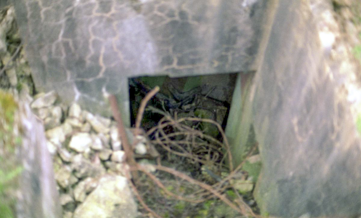 Ligne Maginot - BB2BIS - (Blockhaus pour arme infanterie) -  L'entrée  