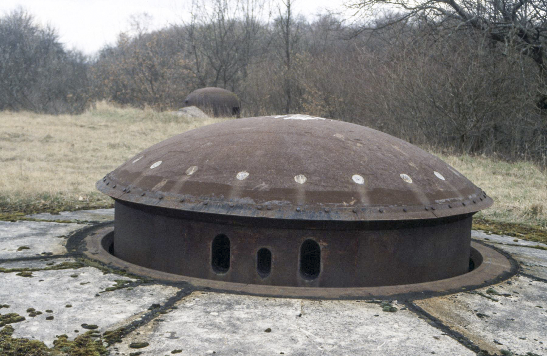Ligne Maginot - BILLIG - A18 - (Ouvrage d'artillerie) - Bloc 5
Tourelle de 75 R 32. - Michel Teiten