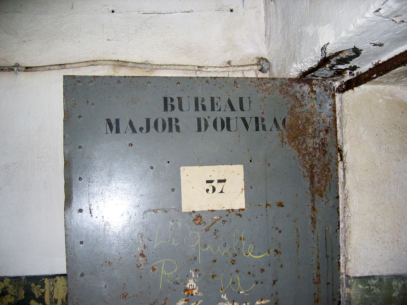 Ligne Maginot - BILLIG - A18 - (Ouvrage d'artillerie) - Bureau du major d'ouvrage - Michel Teiten