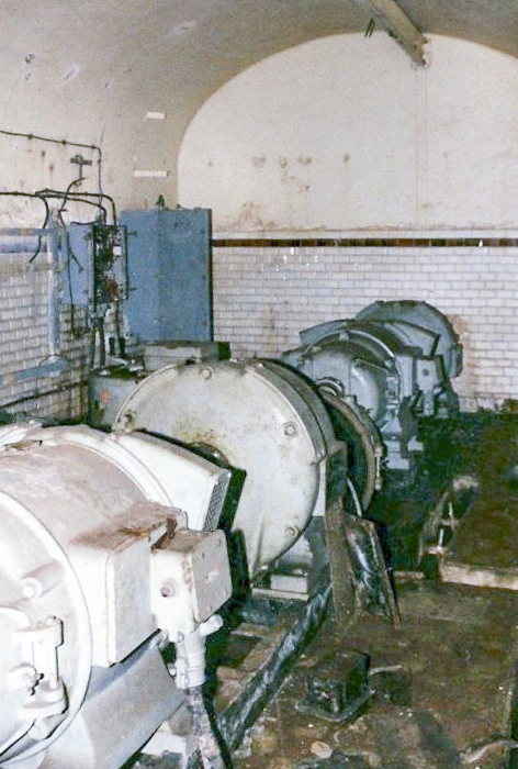 Ligne Maginot - BILLIG - A18 - (Ouvrage d'artillerie) - Convertisseurs pour la traction (440 volts tri - 600 volts continus)