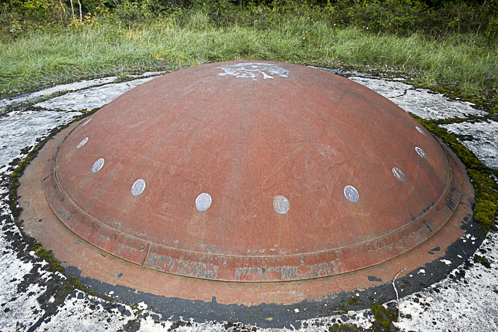 Ligne Maginot - BILLIG - A18 - (Ouvrage d'artillerie) - Bloc 4
Tourelle de 75 éclipsée