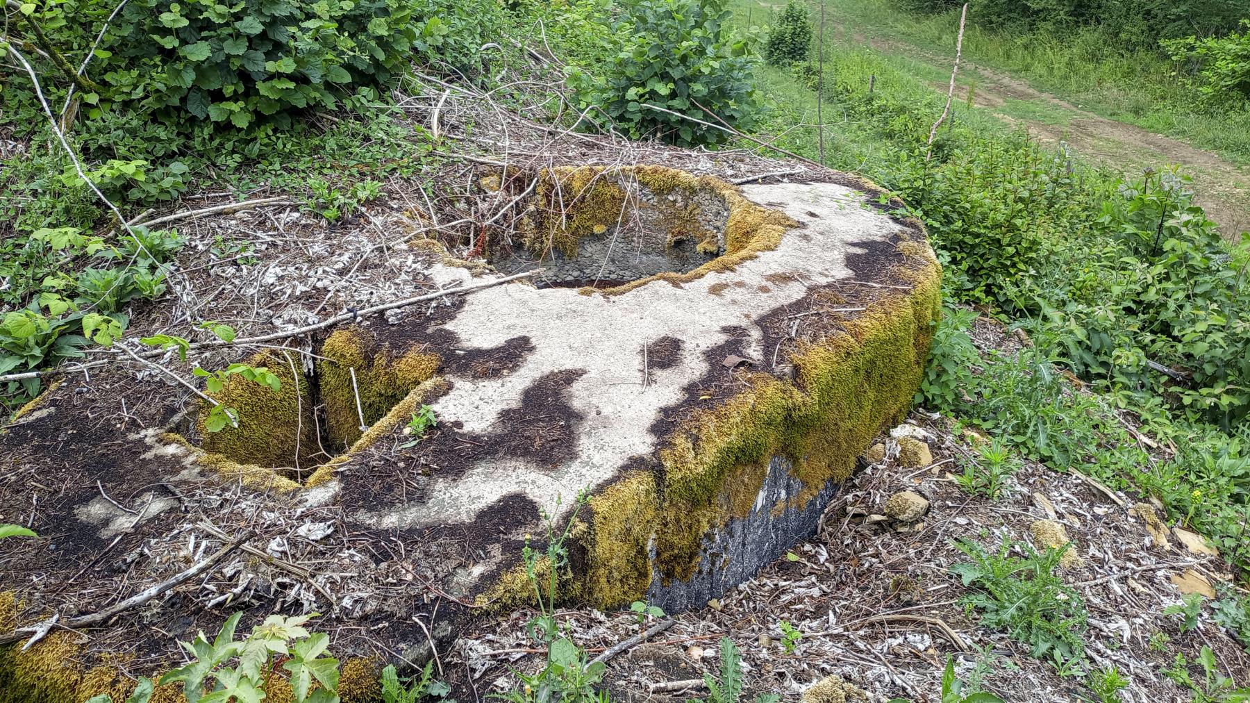 Ligne Maginot - MT7 - (Cuve pour arme d'infanterie) - L'emplacement de la tourelle  - Marc Fossoul
