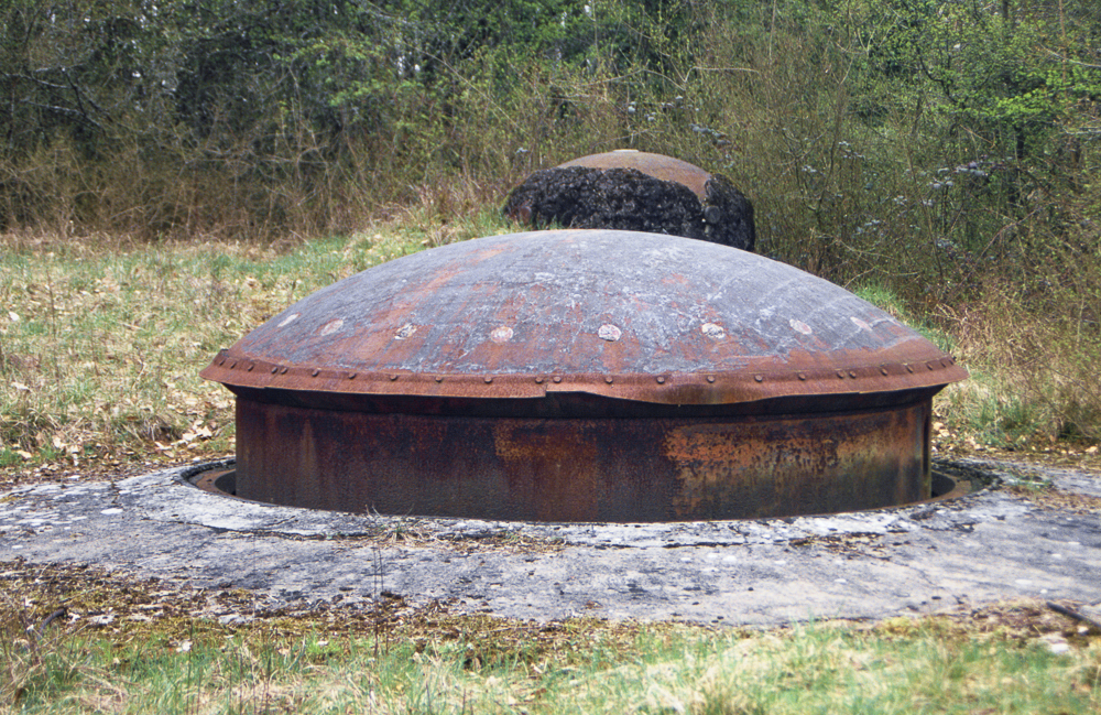Ligne Maginot - MONT DES WELCHES - A21 - (Ouvrage d'artillerie) - Bloc 2
Tourelle de 75 et cloche GFM