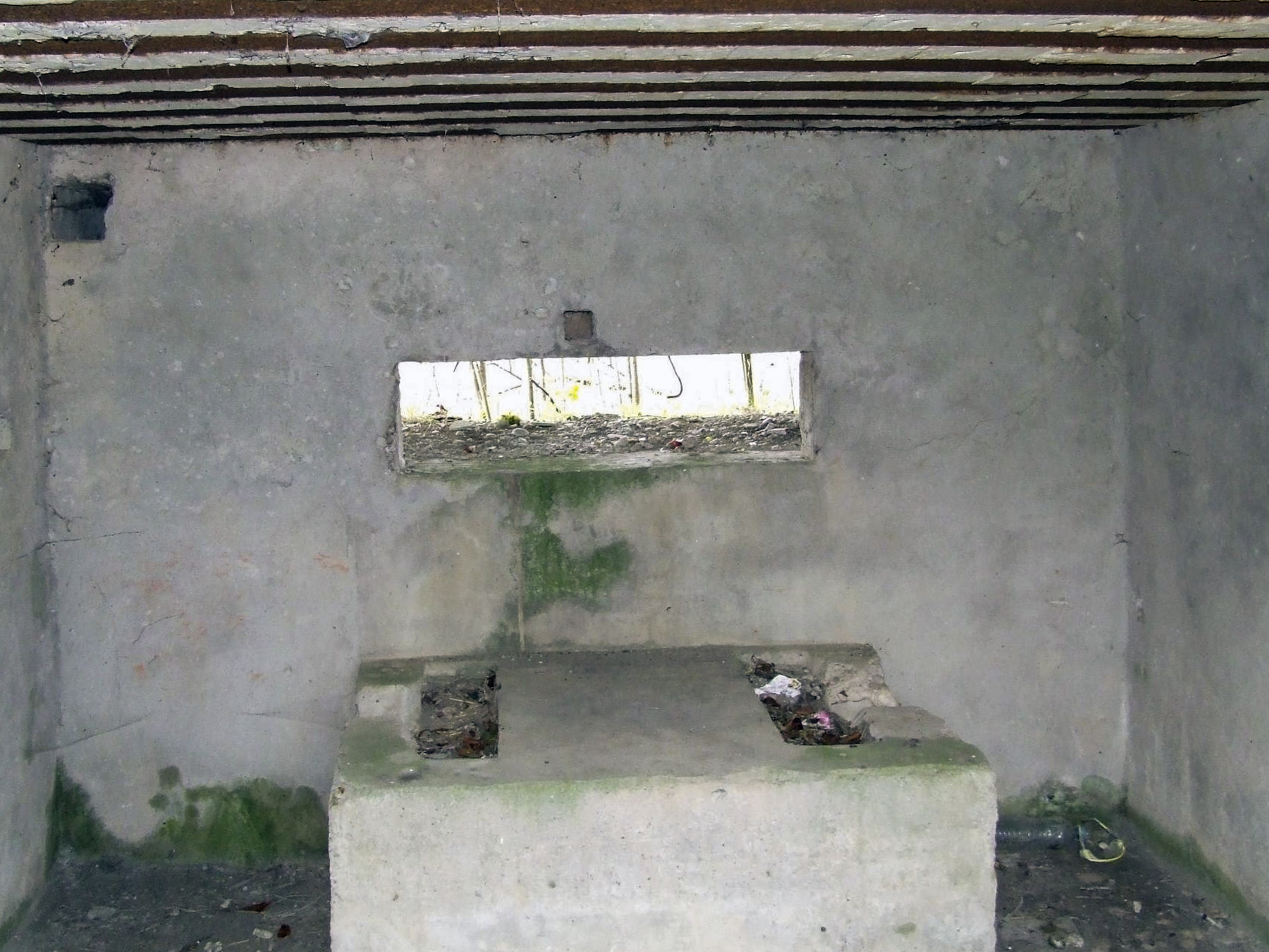 Ligne Maginot - CALVAIRE 7 - (Blockhaus pour canon) - La chambre de tir.
