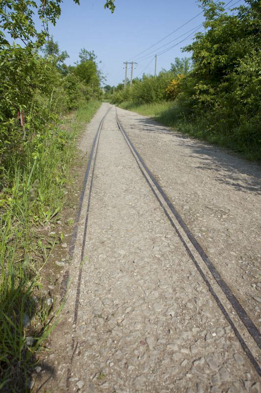 Ligne Maginot - VF60 - ANTENNE DE L'OUVRAGE DU KOBENBUSCH - (RESEAU - Voie 60 - Antenne ou rocade ferroviaire) - GARE DE TRANSBORDEMENT DE HETTANGE-GRANDE 
Vestiges encore visibles