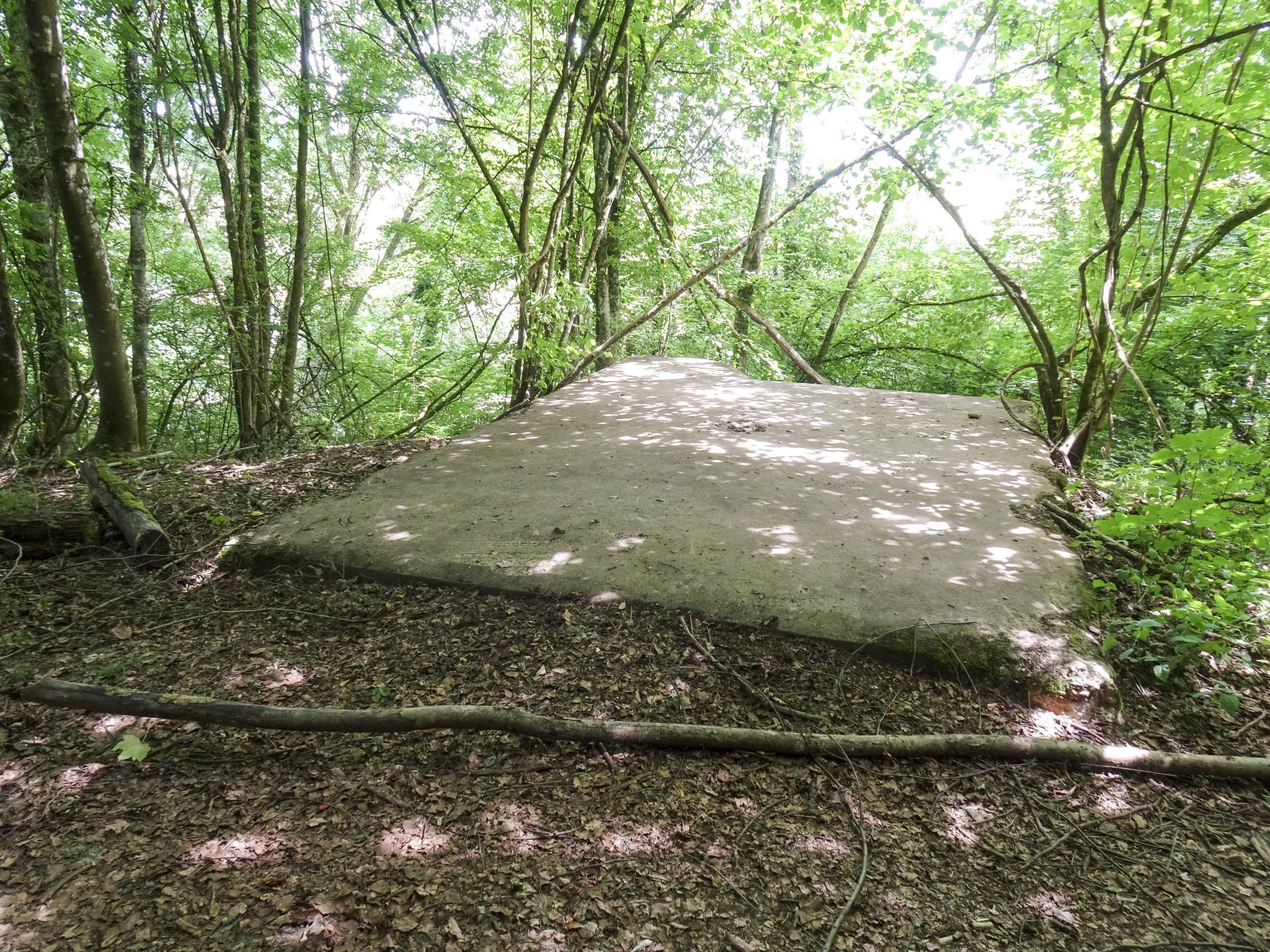Ligne Maginot - CB604 - BELLEVUE - (Blockhaus pour arme infanterie) - Dalle - Marc Fossoul