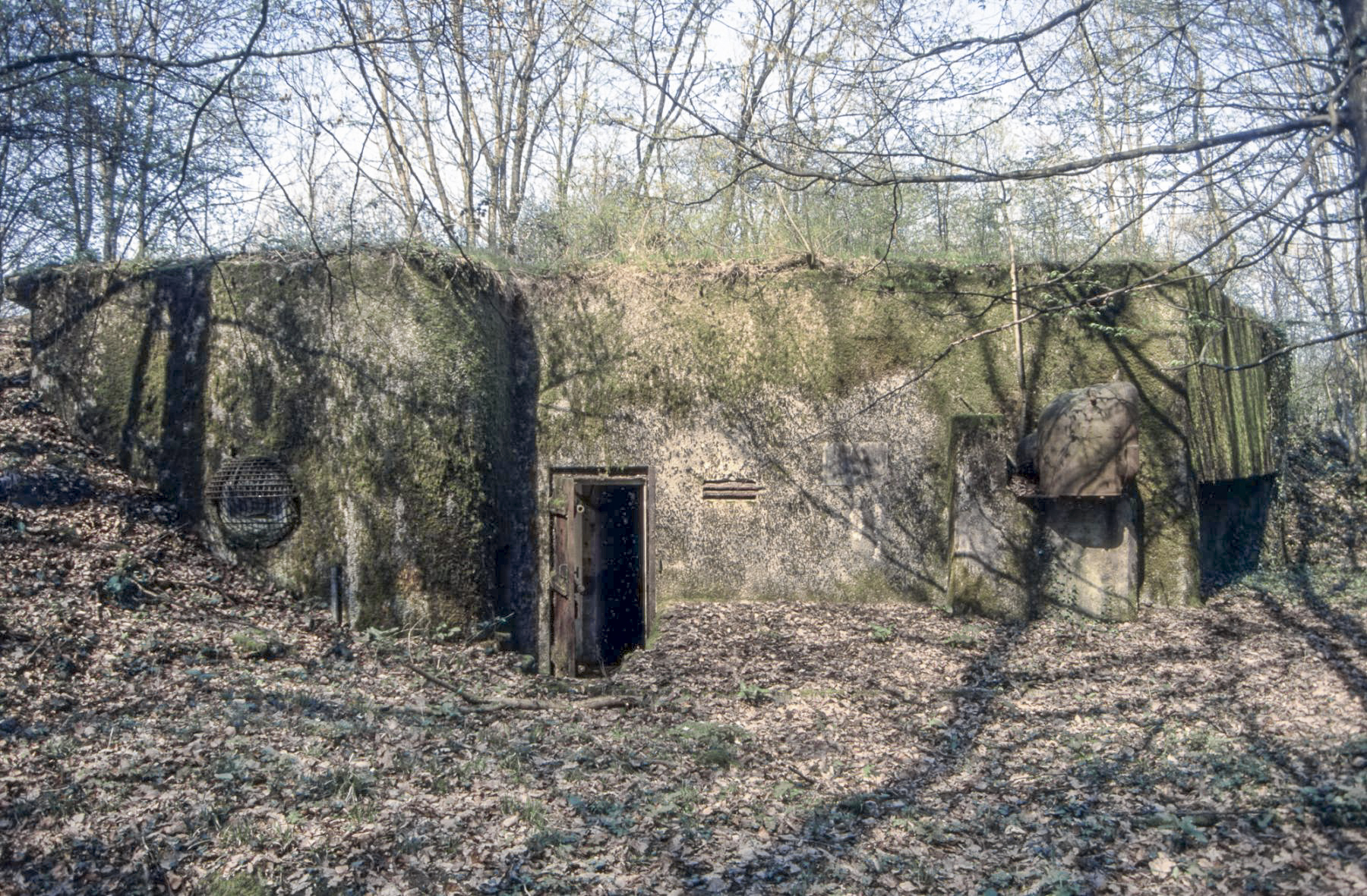Ligne Maginot - BOIS DE KANFEN EST - C43 - (Casemate d'infanterie - Simple) - L'entrée de la casemate  - Michel Teiten