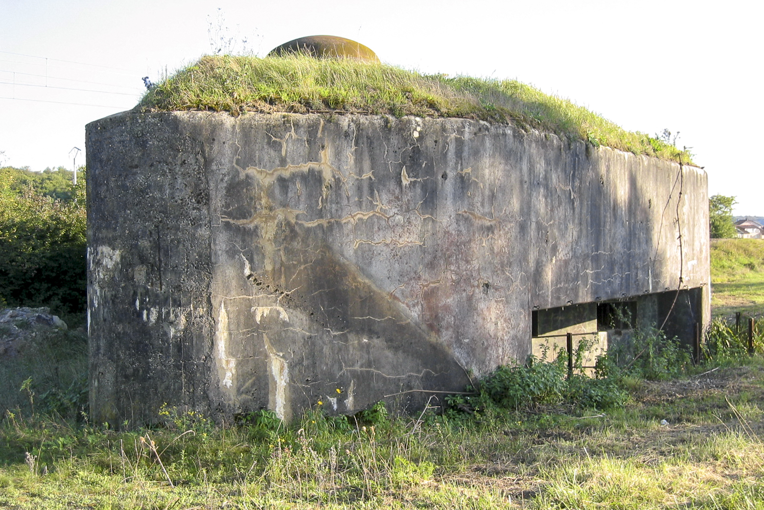Ligne Maginot - KOENIGSMACKER NORD - C48 - (Casemate d'infanterie - Simple) - La casemate dépourvue de remblai - Michel Teiten